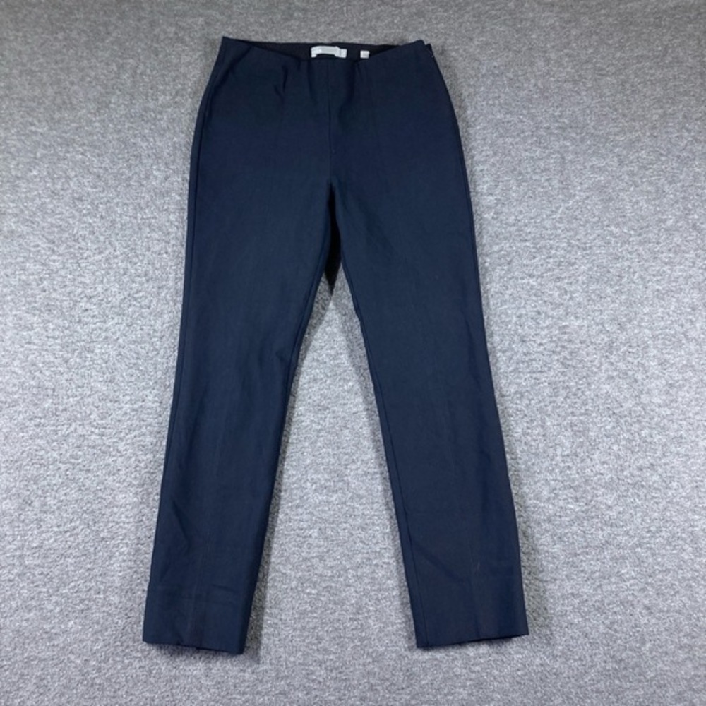 Vince. Ankle Pants Womens Small Navy Straight‎ Leg Side Zip Classic